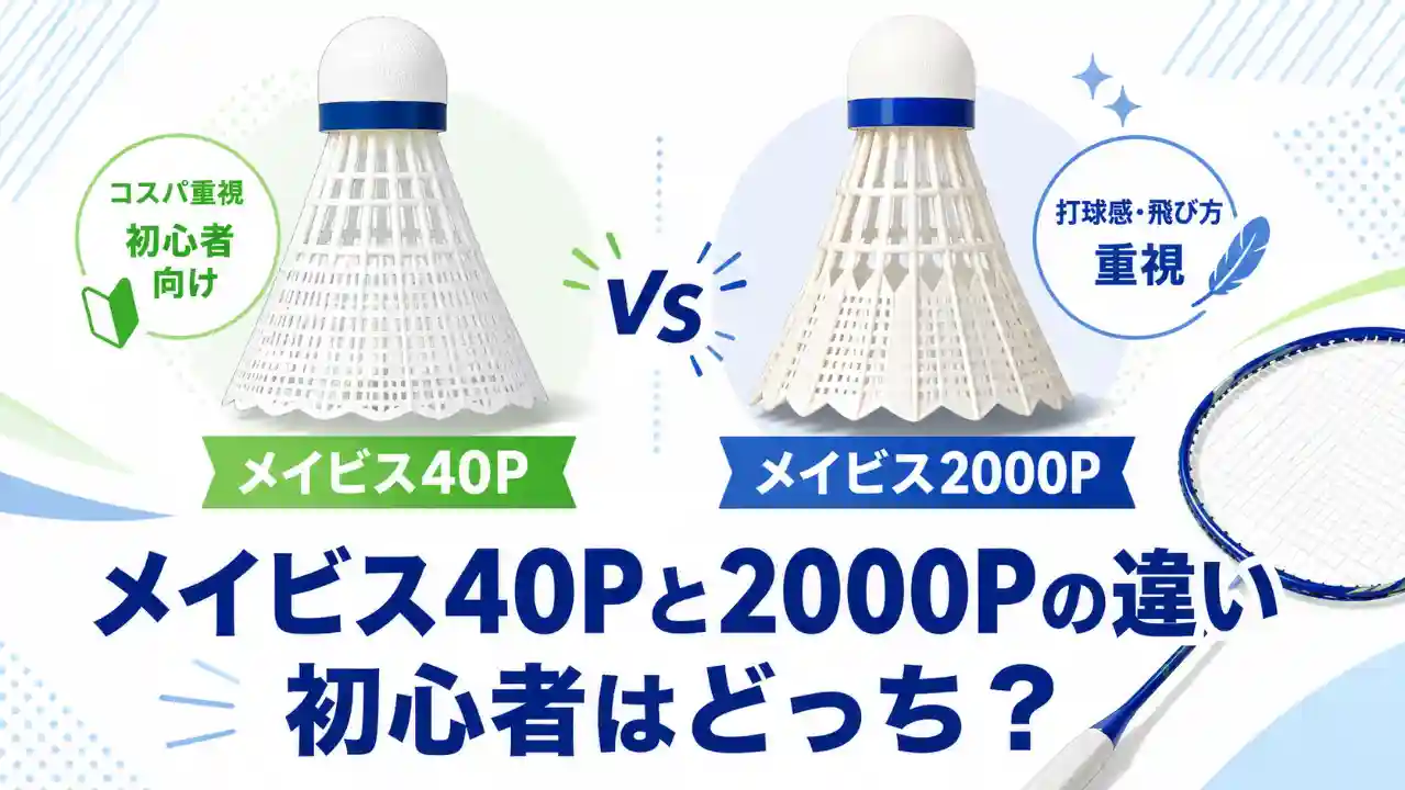 メイビス40Pとメイビス2000Pの違いを比較し、初心者はどちらを選ぶべきか解説するアイキャッチ画像